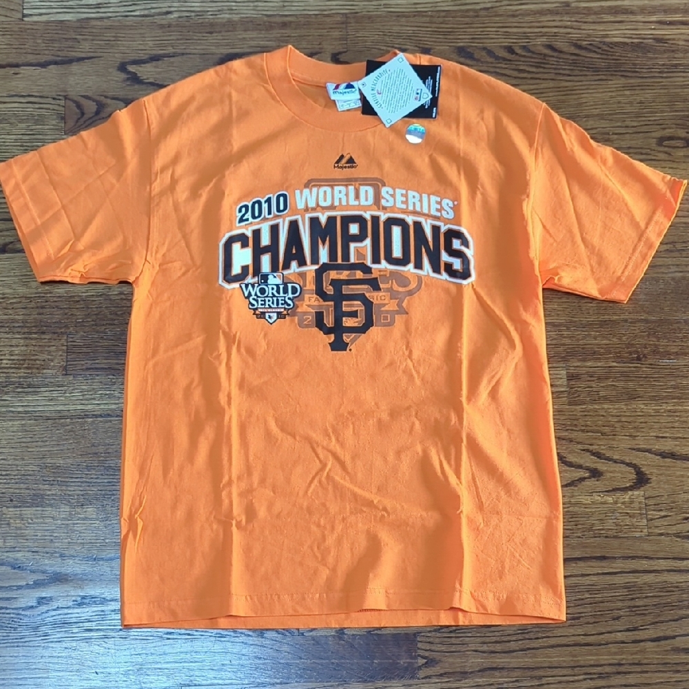 2010 Giants World Series Champions Orange T-Shirt